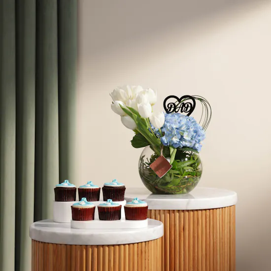 NJD Dad's Cupcakes | Lovely Flowers
