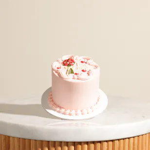 Noon Sweets Love Mom Pink Cake