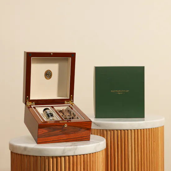 Saad Bashammakh Brown Wooden Box Set