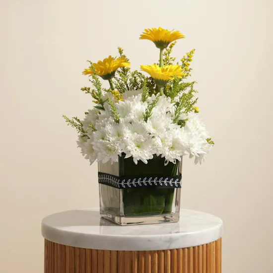 Morning Sun Flowers Vase