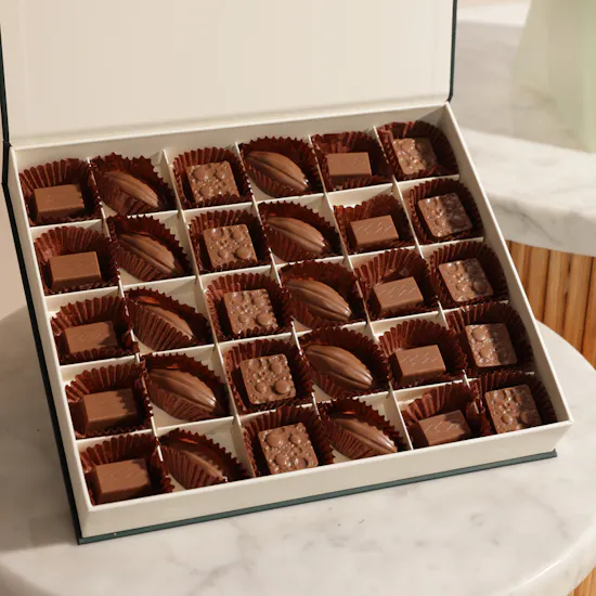 Floward Date Chocolate Box | Happy Birthday Flower Bouquet and Balloons Set