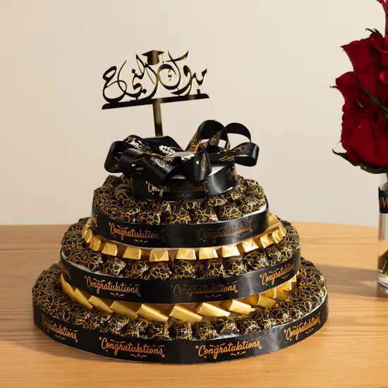Floward Graduation Festive Chocolate Tower | Happiness Roses