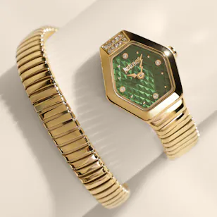 Just Cavalli Signature Splora Yellow Gold Women’s Watch