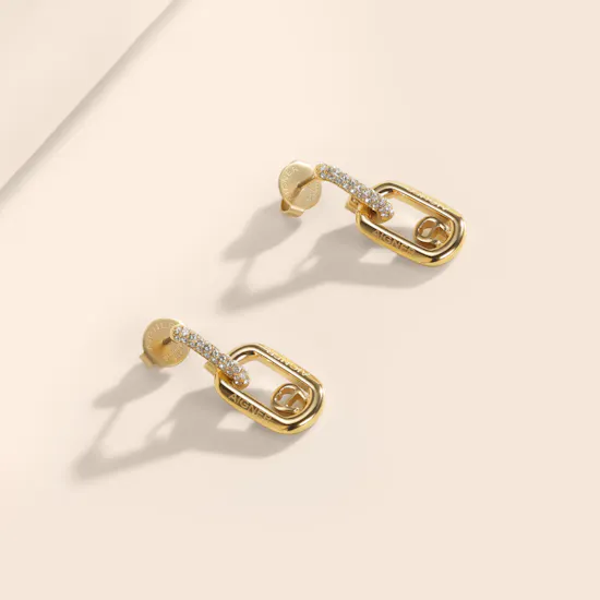 Aigner Mila Gold Tone Women's Earrings