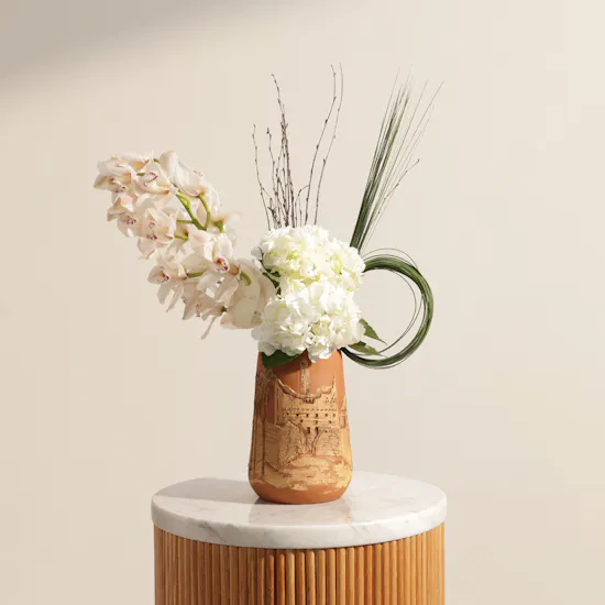 White Whisper Keramos Vase