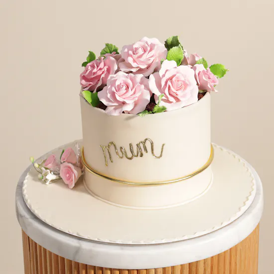 Mister Baker Mum Pink Rose Cake