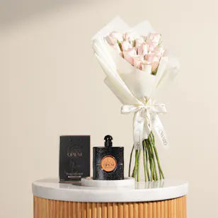 Yves Saint Laurent Black Opium EDP For Women | Whispering Blush Flowers