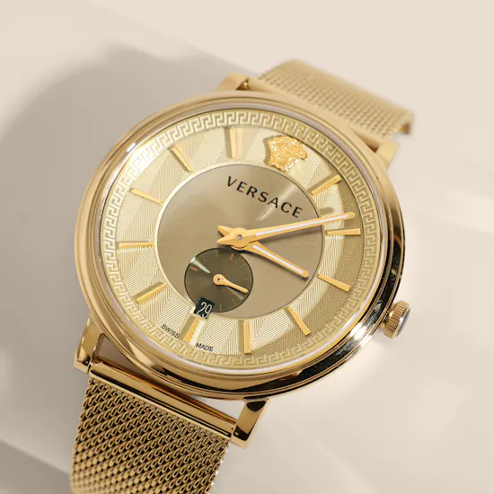 Versace V Circle Gold Men's Watch