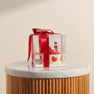 Done By SHK Red Velvet Candle in Heart Cup