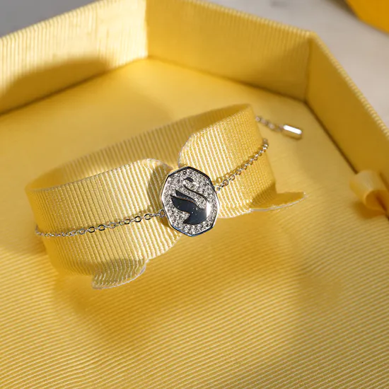 Swarovski Signum Swan Silver Tone Bracelet