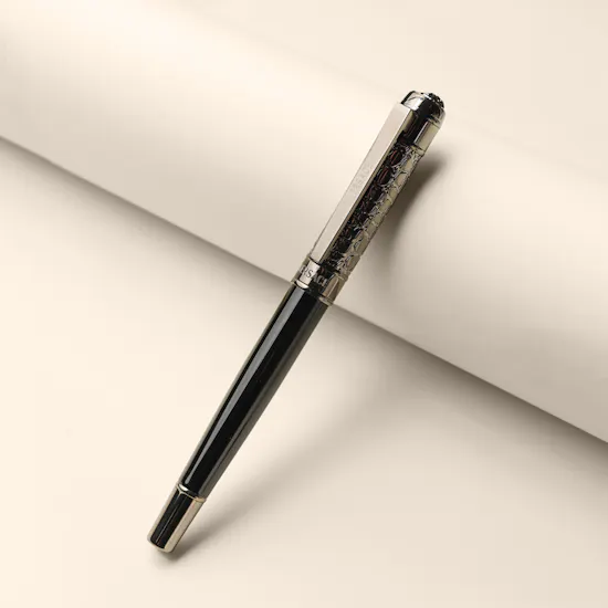 Versace Croco Black Unisex Pen