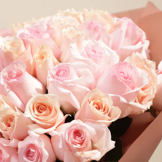 Pastel Whispers Rose Bouquet