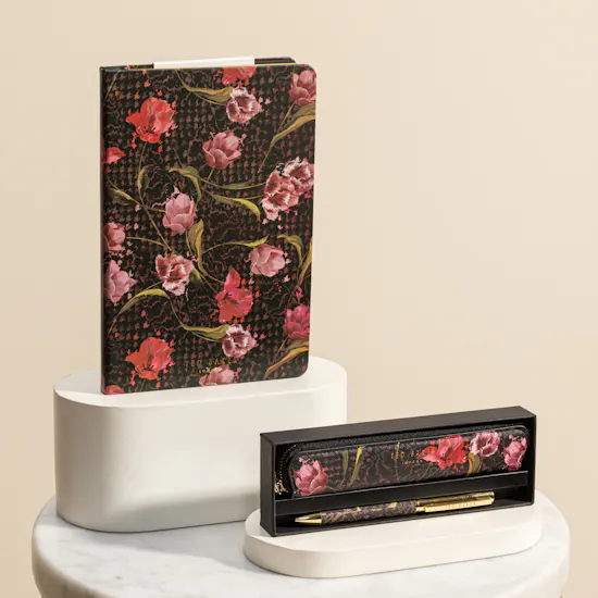 Ted Baker Floral Pen and Notebook Set