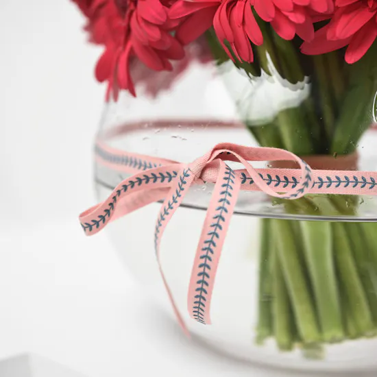 Fuchsia Blush | Glass Bowl