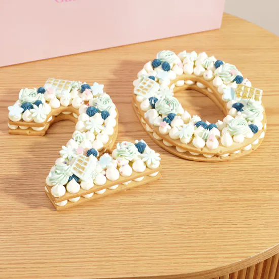 Cake Boutique Cake Number Shape