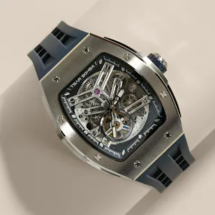 Tsar Bomba Elemental Automatic Silver Blue Men’s Watch