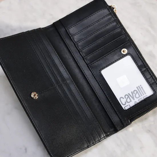Cavalli Class Elegant Black Women's Wallet