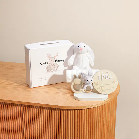 Cozy Bunny White Giftset
