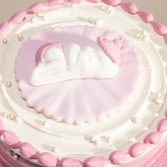 Floward Welcome Baby Girl Premium Cake