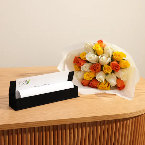 Grand Spa Gift Voucher | Happiest Flowers Bouquet