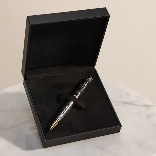 Versace Silver and Gold Infinite Ball Point Pen