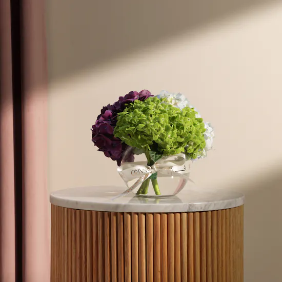 Delicate Hydrangea Vase