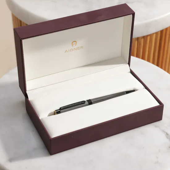 Aigner Monzio Black Men's Pen | Golden Celebrations Flowers