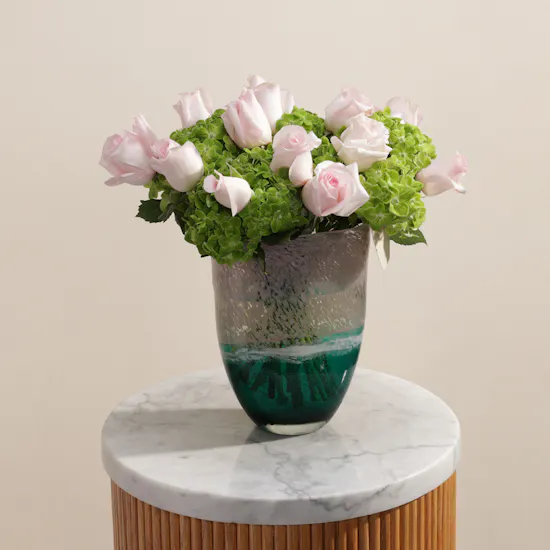 Shinny Pure Flower Vase