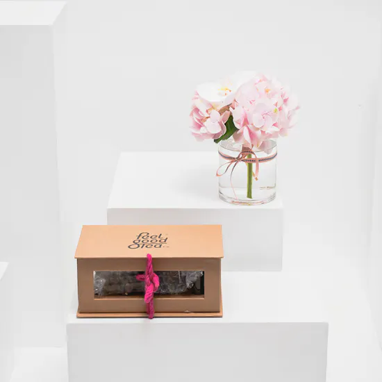 Feel Good Tea Original Discovery Box | Blooming Delight Vase