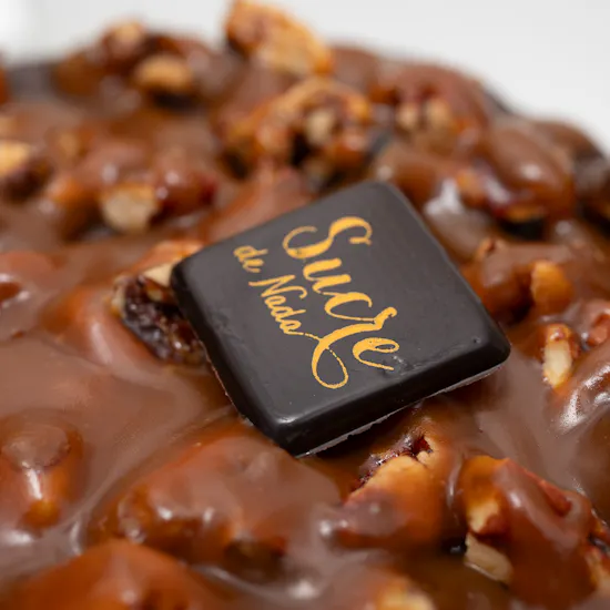 Sucre De Nada Pecan Chocolate Salted Carmel Cake | Blooms