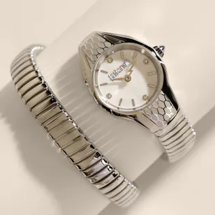 Just Cavalli Vivace Silver Antique Women’s Watch