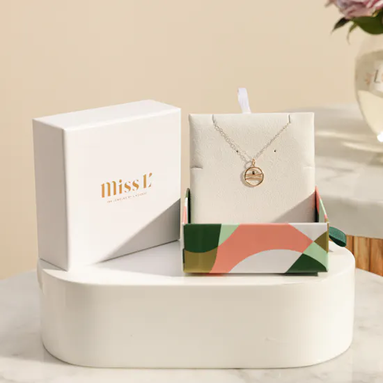 Miss L' by L'azurde Zodiac Sign Gold Necklace | Serenity Flowers Vase