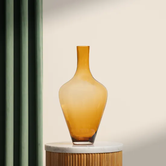 Floward Brown Opal Unique Glass Vase
