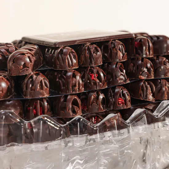 Haven Chocolate Bourgeoise Chocolates Crystal Tray