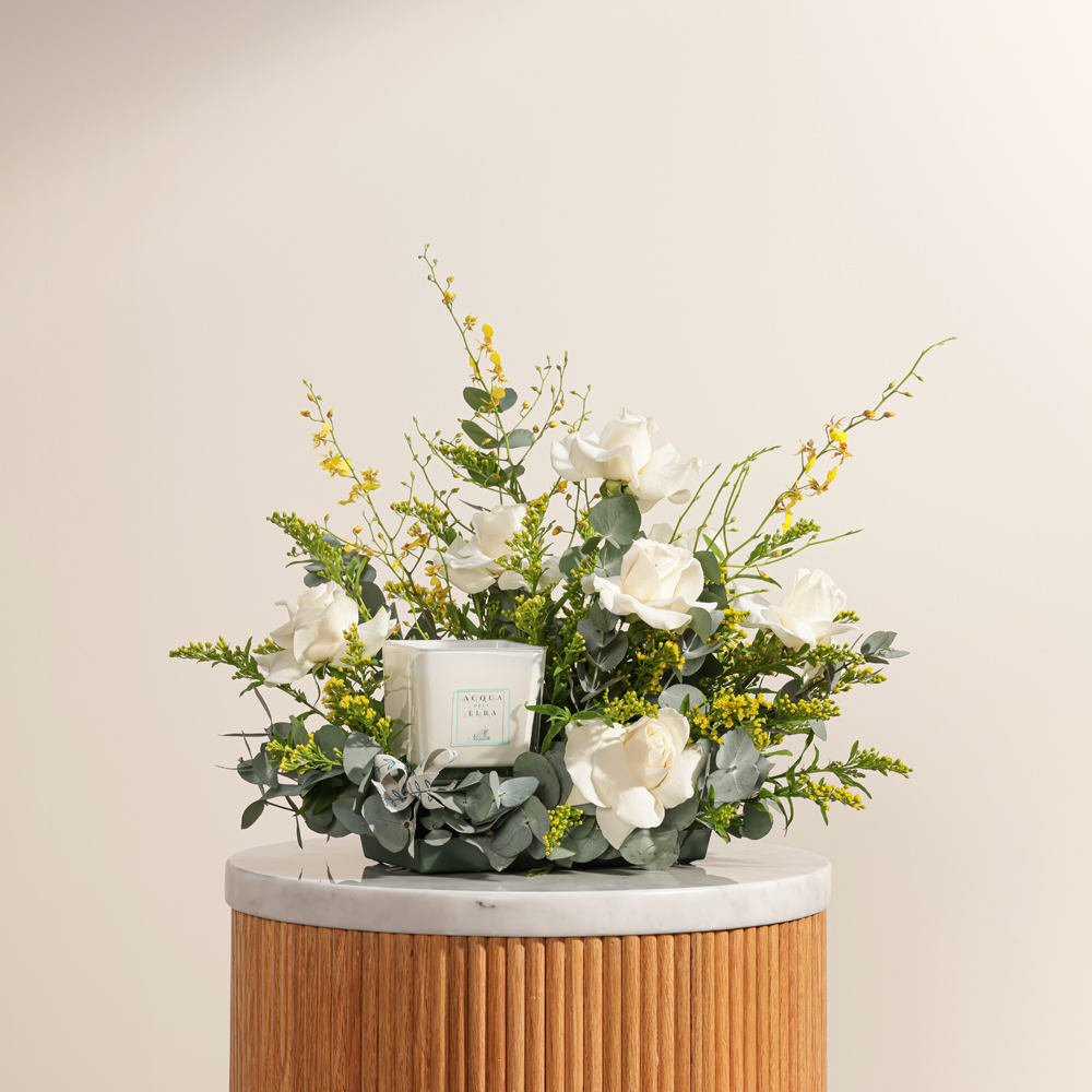 Acqua Dell'Elba Scented Candle Note Di Natale | Roses