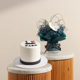 Floward I Love Baba Cake | Pristine Romantic Flower