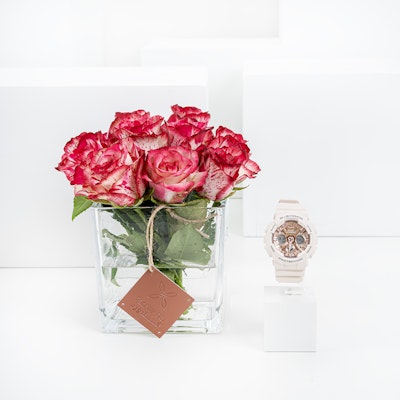 ساعة جى شوك الوردية من  كاسيو | الفوشيا السحري