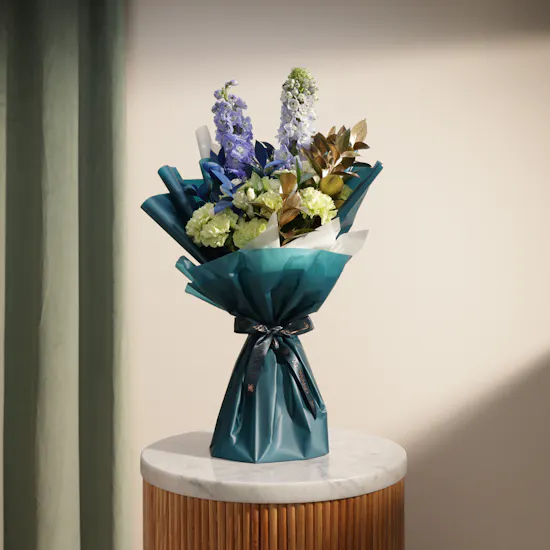 Blue Serenity Flower Bouquet