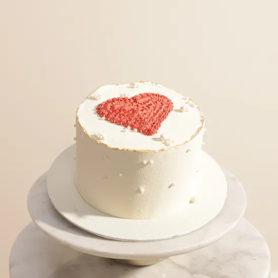 Floward Red Heart Chocolate Cake