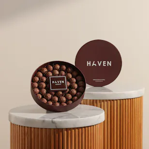 Haven Chocolate Rêve Truffles Round Box