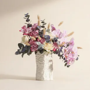 Delicate Flowers Vase  