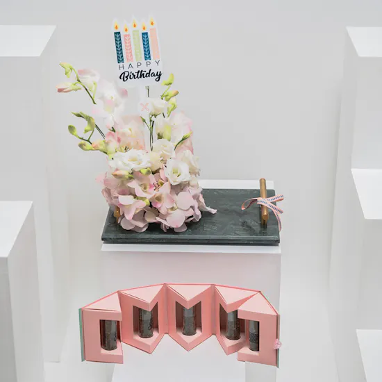 Feel Good Tea Cherry Blossom Tea Box | Birthday Blooms Tray