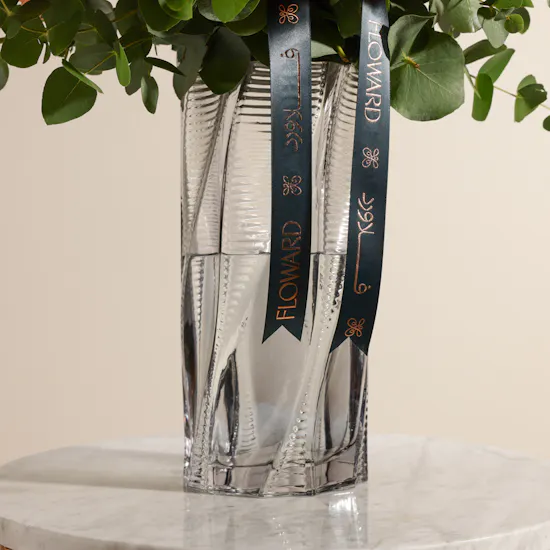 Velvet Ember Flower Vase