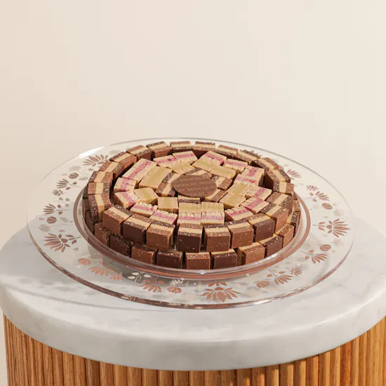Soucolat Jaipur Trio Mix Round Tray