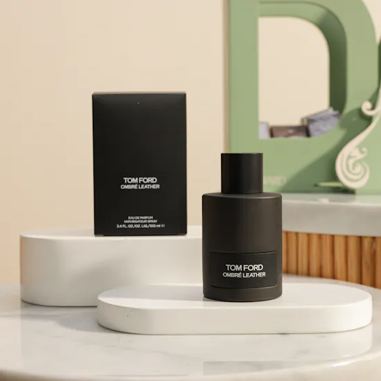 Tom Ford Ombre Leather EDP | Dad Chocolate and Flowers Stand