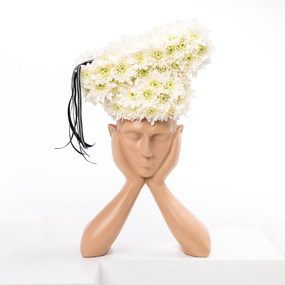 Chrysanthemums | Face Vase