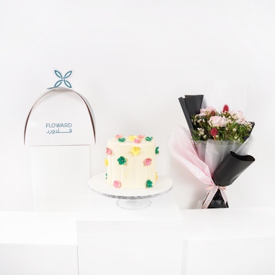Floward Fondant Cake | Charming Flowers