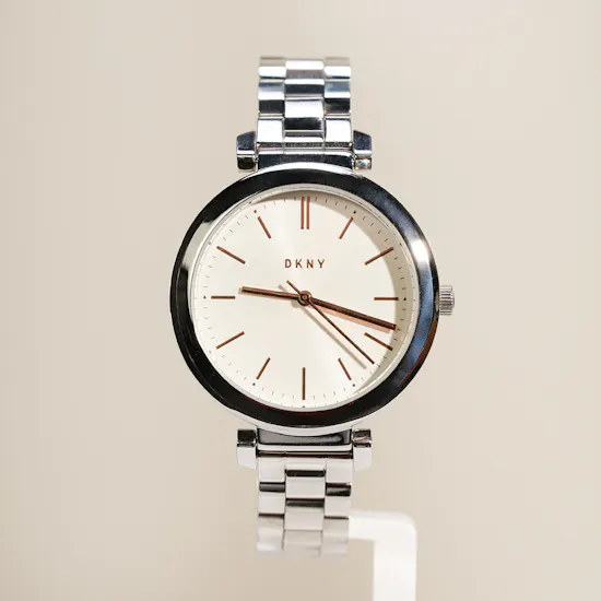 Dkny Ellington Silver Stainless Steel Women's Watch