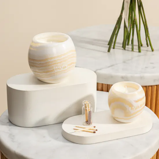Lumiz Candles Premium Candles Set | Curated Moments Flower Bouquet