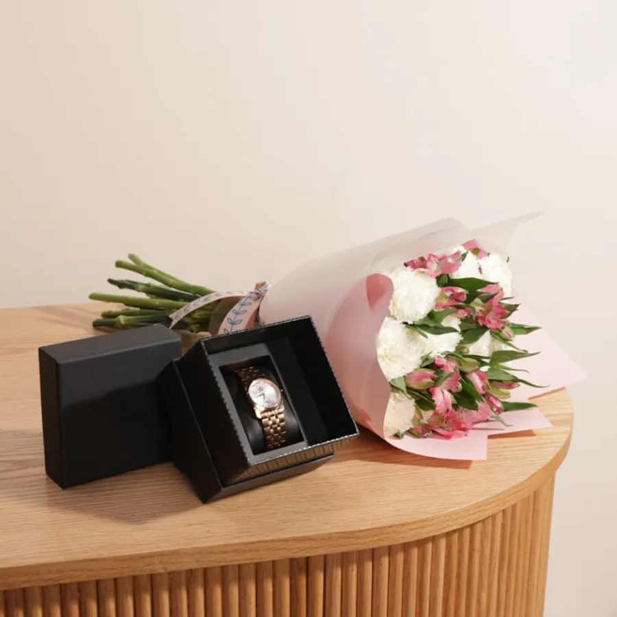 Alshaya Avalieri Prestige Women's Watch | Flowers 1